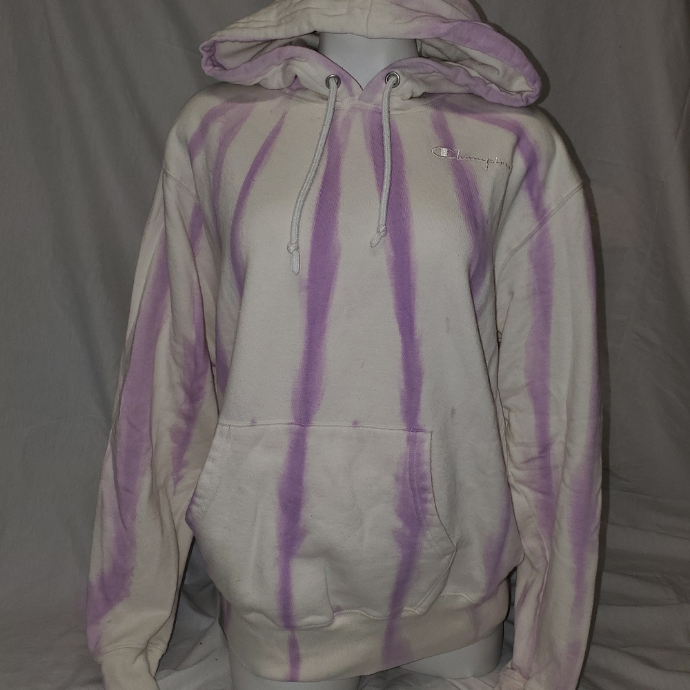 Feather dye champion hoodie